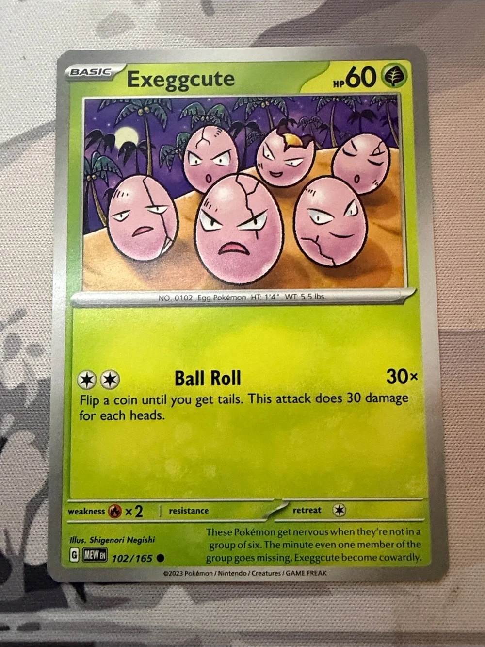 Exeggcute & Exeggutor Evolution Lot | 5 Pokémon Cards | ✨5/$25✨